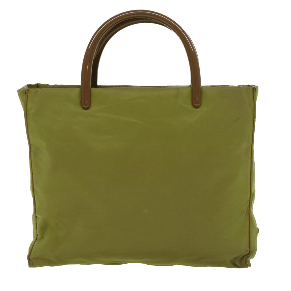 PRADA Hand Bag Nylon Khaki Auth ar9806B - 0