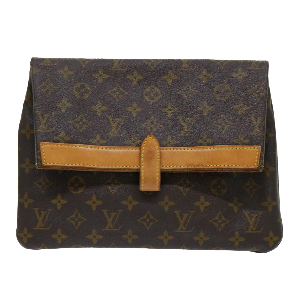 LOUIS VUITTON Monogram Pochette Priant Clutch Bag M51805 LV Auth ar9807B