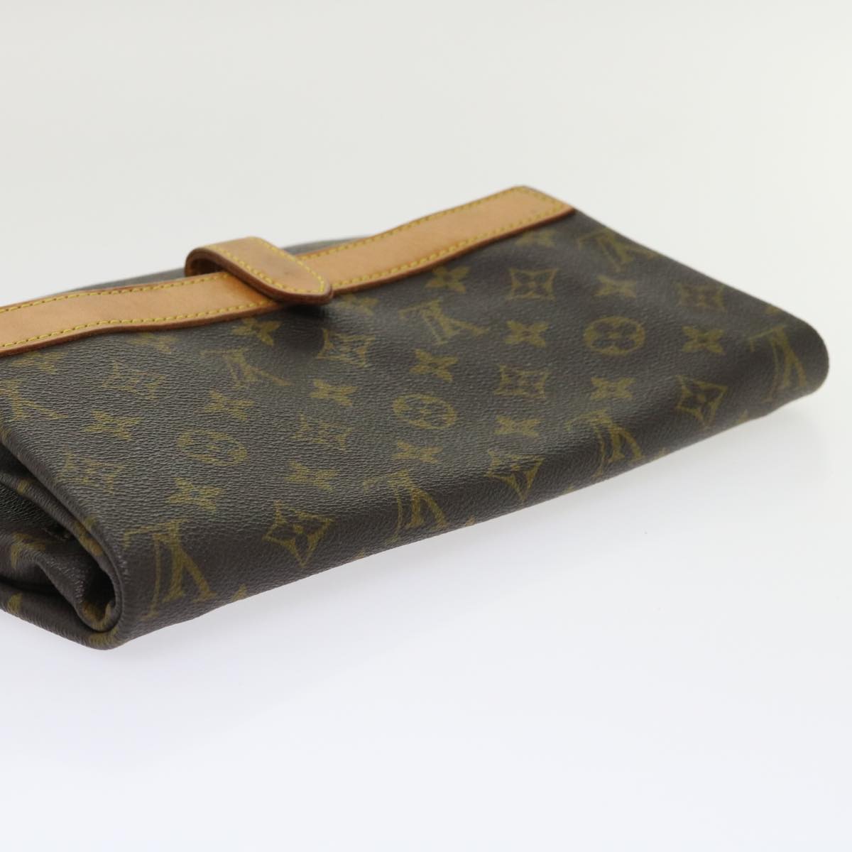 LOUIS VUITTON Monogram Pochette Priant Clutch Bag M51805 LV Auth ar9807B