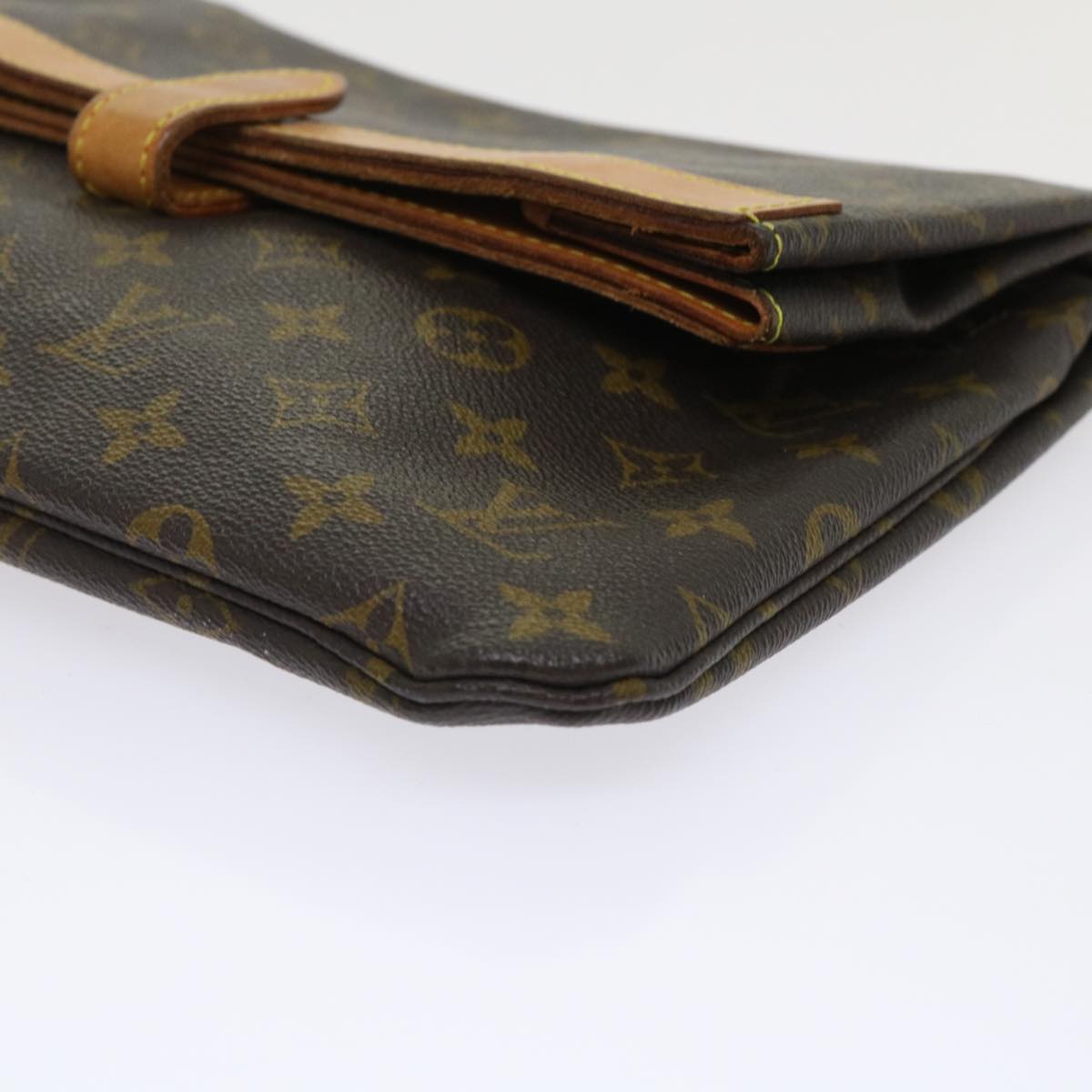 LOUIS VUITTON Monogram Pochette Priant Clutch Bag M51805 LV Auth ar9807B