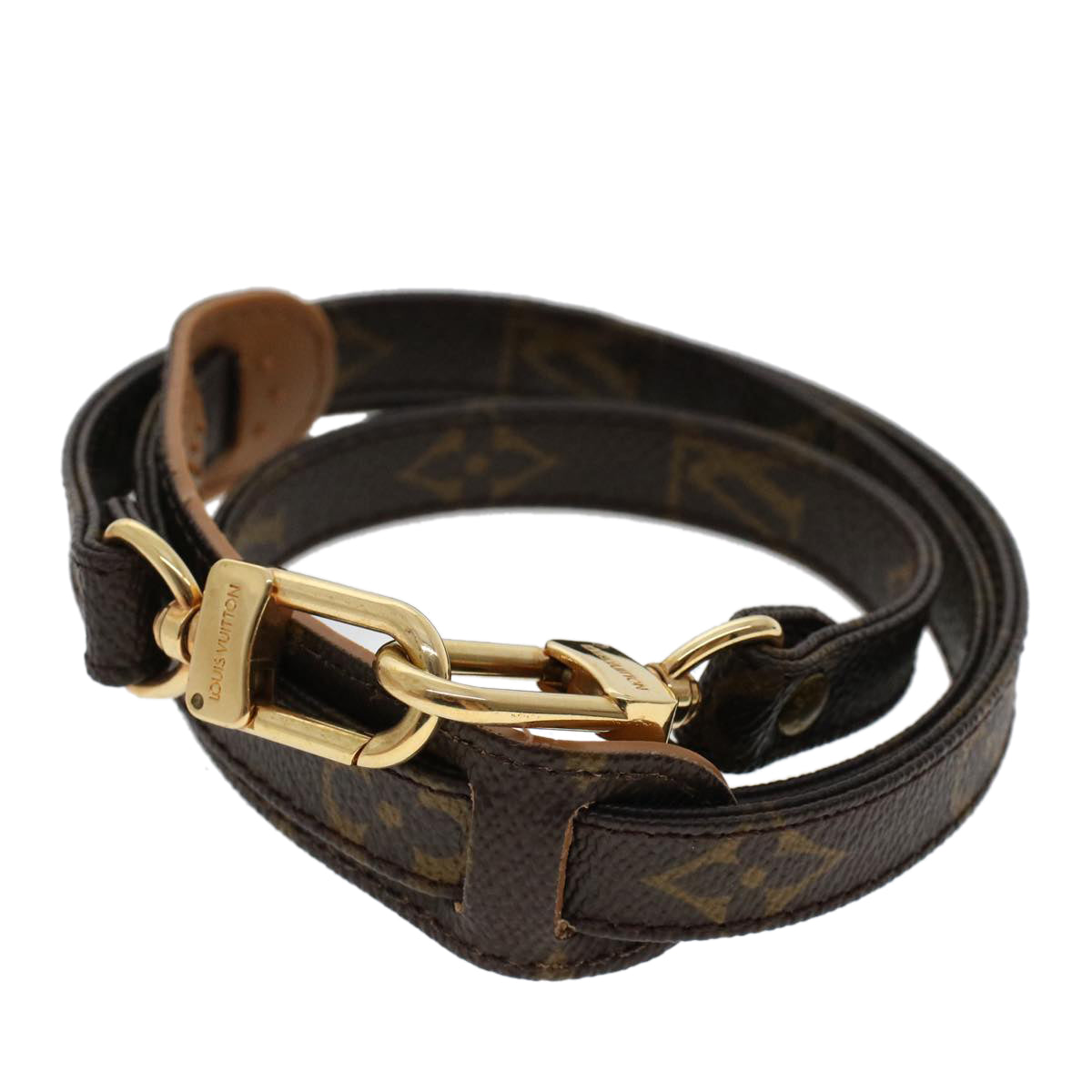 LOUIS VUITTON Monogram Shoulder Strap 35.4"" LV Auth ar9828