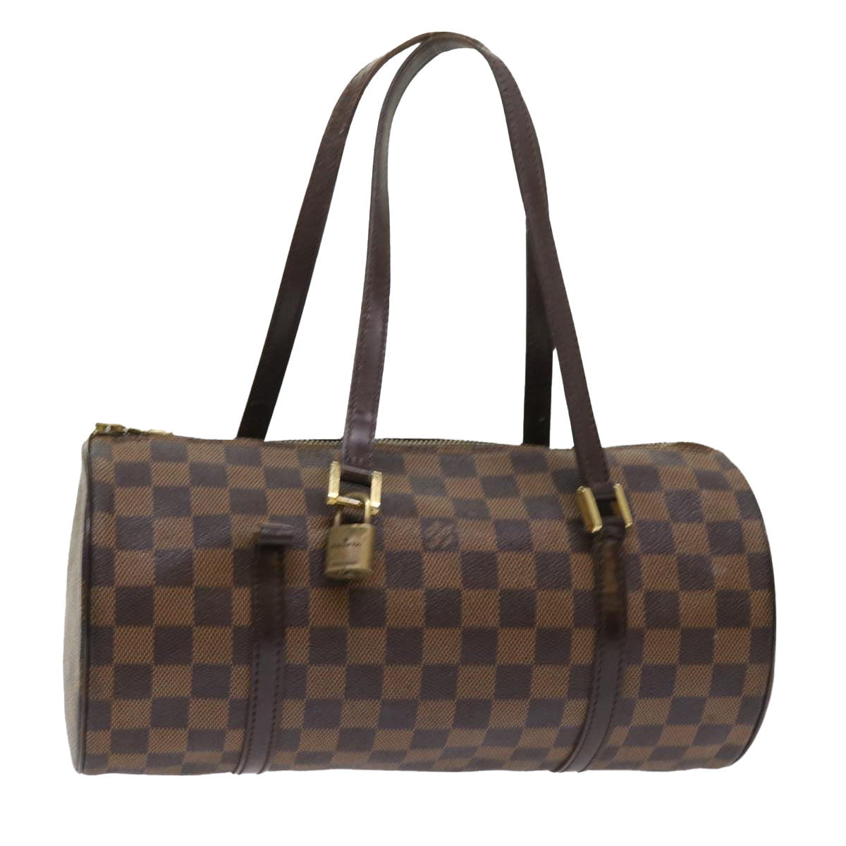 LOUIS VUITTON Damier Ebene Papillon 30 Hand Bag N51303 LV Auth ar9842