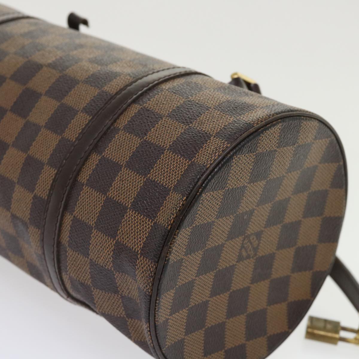 LOUIS VUITTON Damier Ebene Papillon 30 Hand Bag N51303 LV Auth ar9842