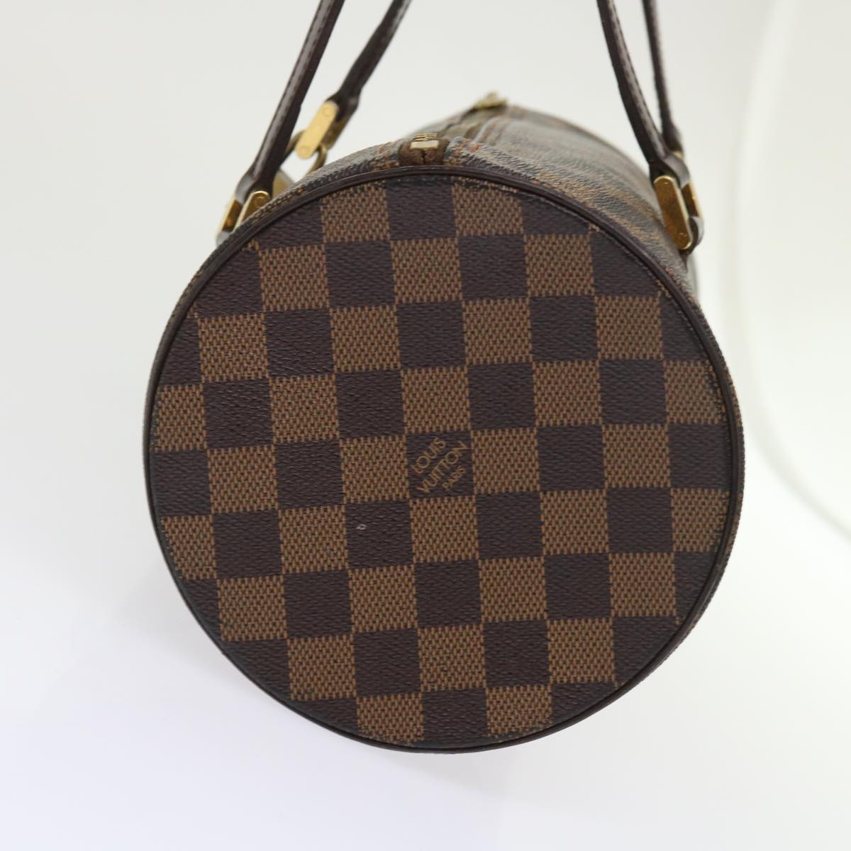 LOUIS VUITTON Damier Ebene Papillon 30 Hand Bag N51303 LV Auth ar9842