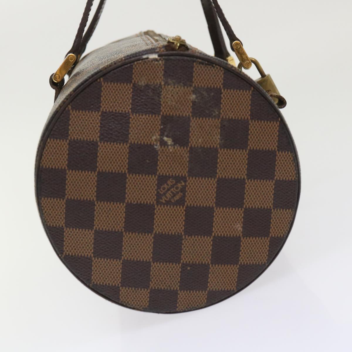 LOUIS VUITTON Damier Ebene Papillon 30 Hand Bag N51303 LV Auth ar9842