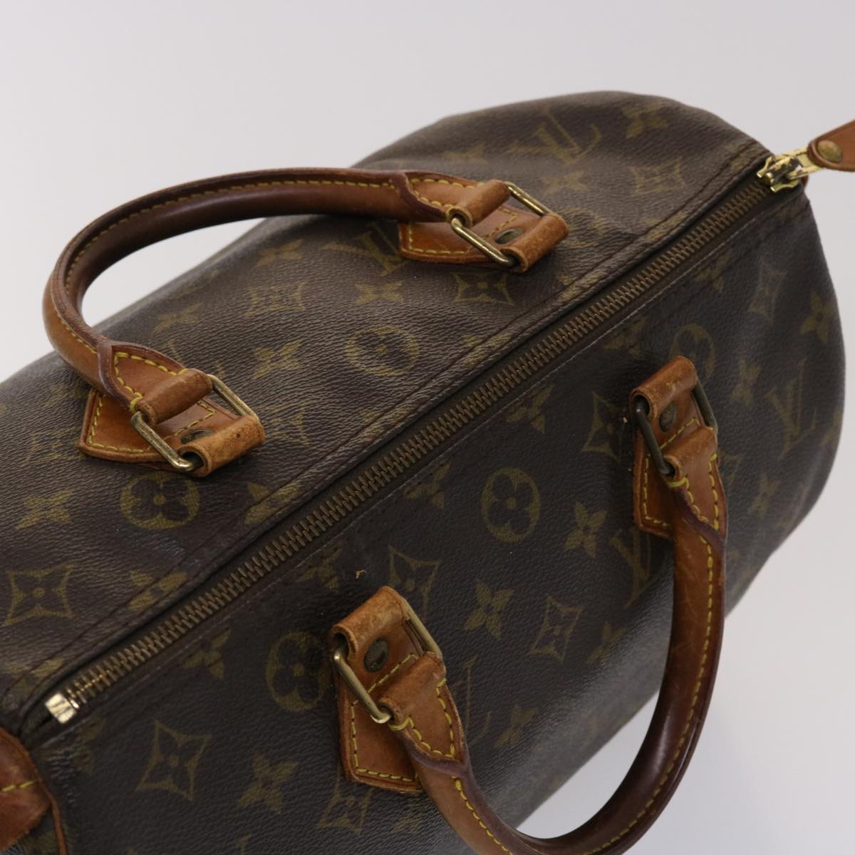 LOUIS VUITTON Monogram Speedy 30 Hand Bag M41526 LV Auth ar9863B