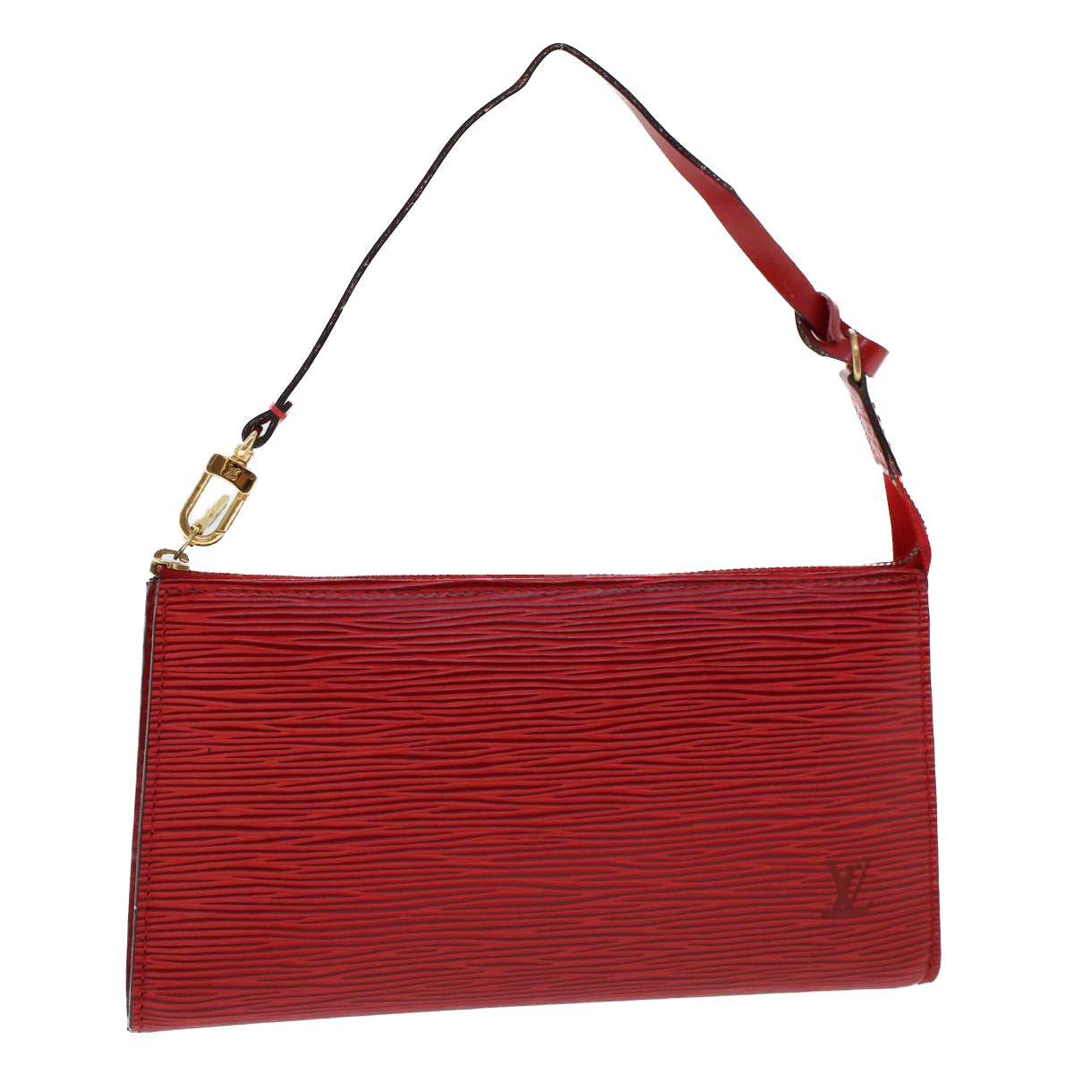 LOUIS VUITTON Epi Pochette Accessoires Pouch Vintage Red M52947 LV Auth ar9868B