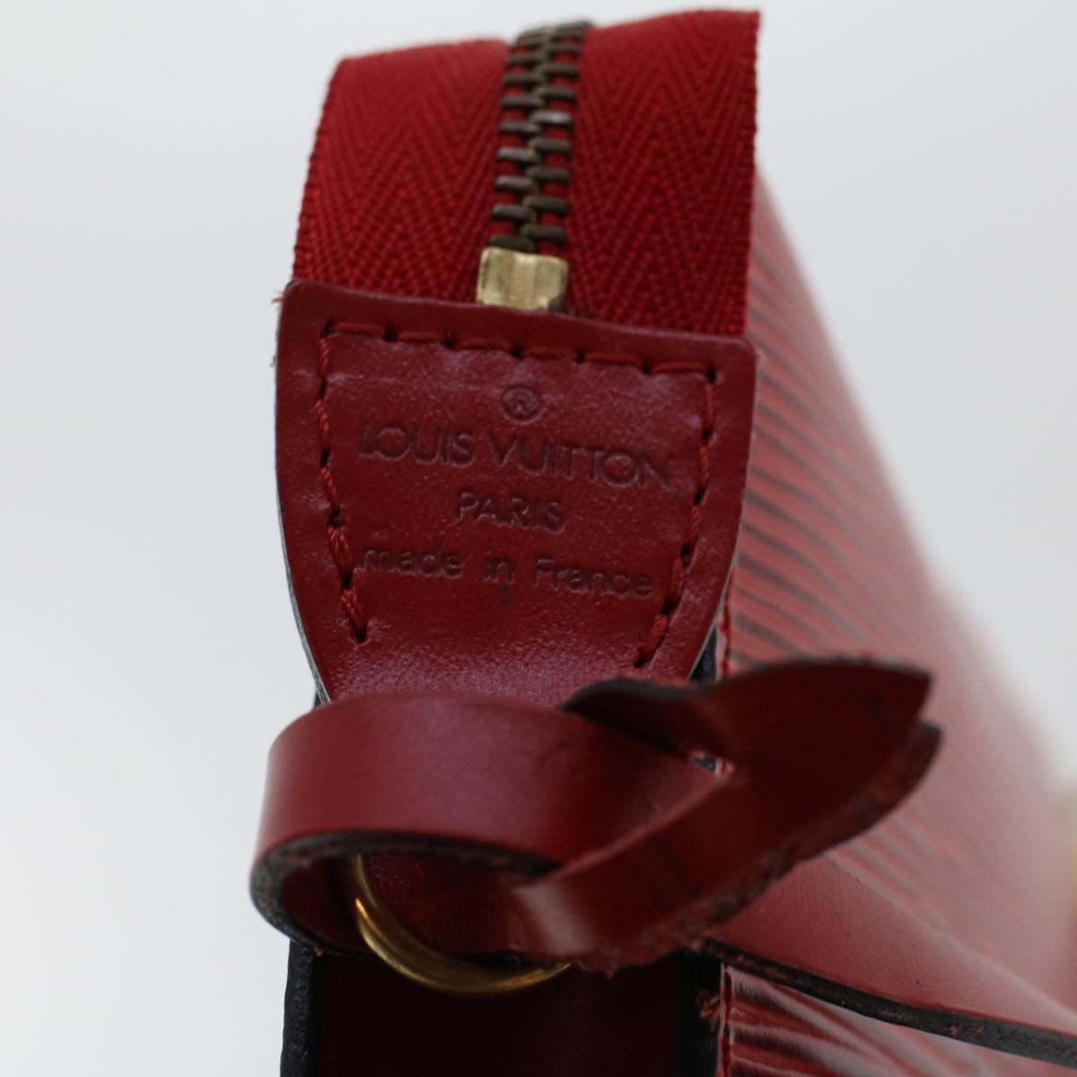 LOUIS VUITTON Epi Pochette Accessoires Pouch Vintage Red M52947 LV Auth ar9868B