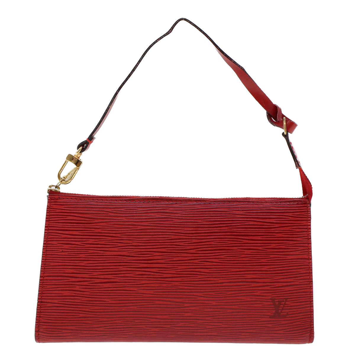 LOUIS VUITTON Epi Pochette Accessoires Pouch Vintage Red M52947 LV Auth ar9868B