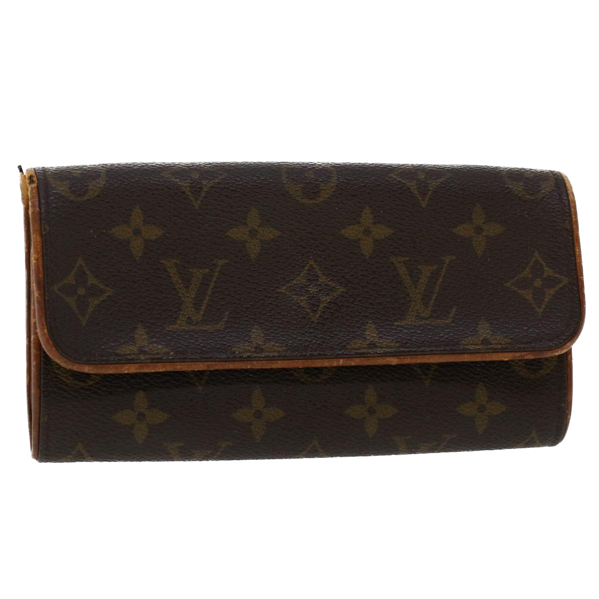 LOUIS VUITTON Monogram Pochette Twin PM Shoulder Bag M51854 LV Auth ar9870B