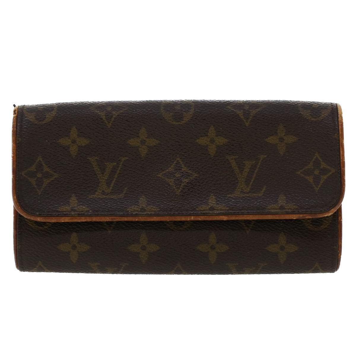 LOUIS VUITTON Monogram Pochette Twin PM Shoulder Bag M51854 LV Auth ar9870B