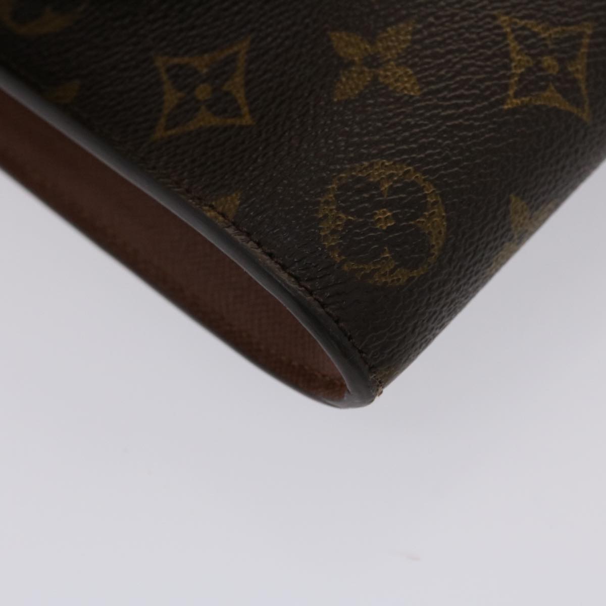 LOUIS VUITTON Monogram Porte Envelope Clutch Bag M51801 LV Auth ar9873B