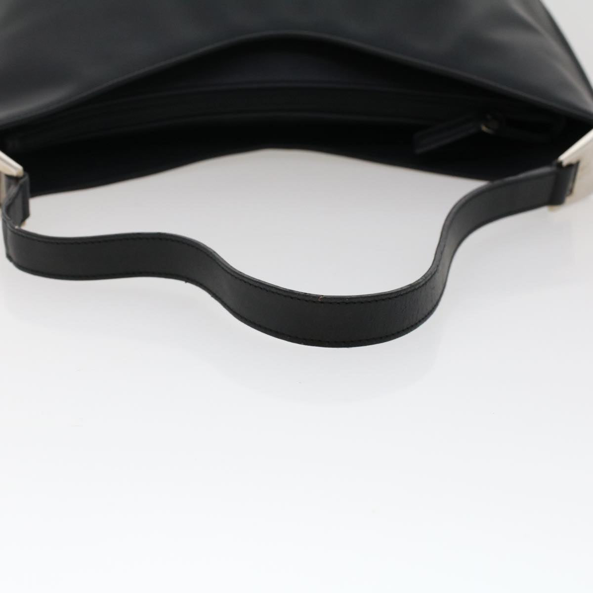 GUCCI Shoulder Bag Leather Black 001.3017 Auth ar9877B