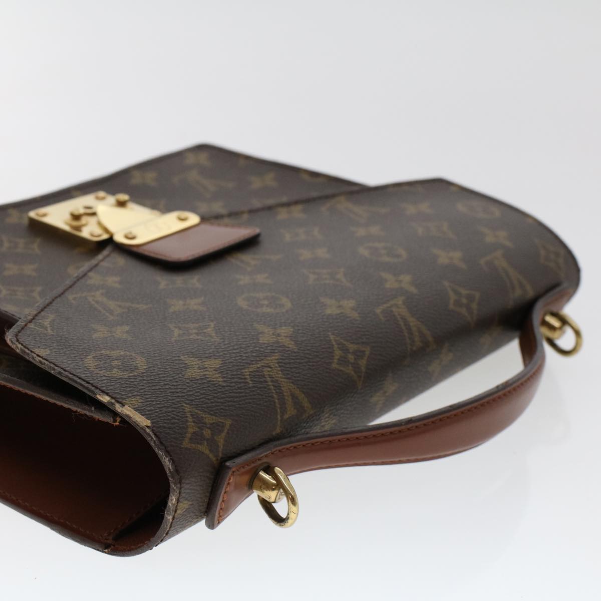 LOUIS VUITTON Monogram Monceau 28 Hand Bag 2way M51185 LV Auth ar9880B