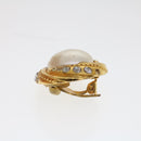 CHANEL Earring Gold Tone CC Auth ar9890B-15