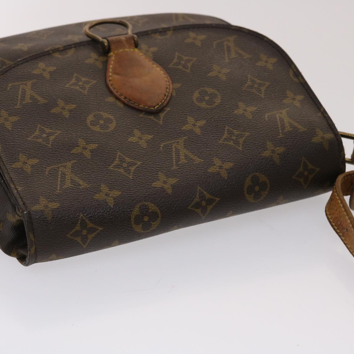 LOUIS VUITTON Monogram Saint Cloud GM Shoulder Bag M51242 LV Auth ar9925