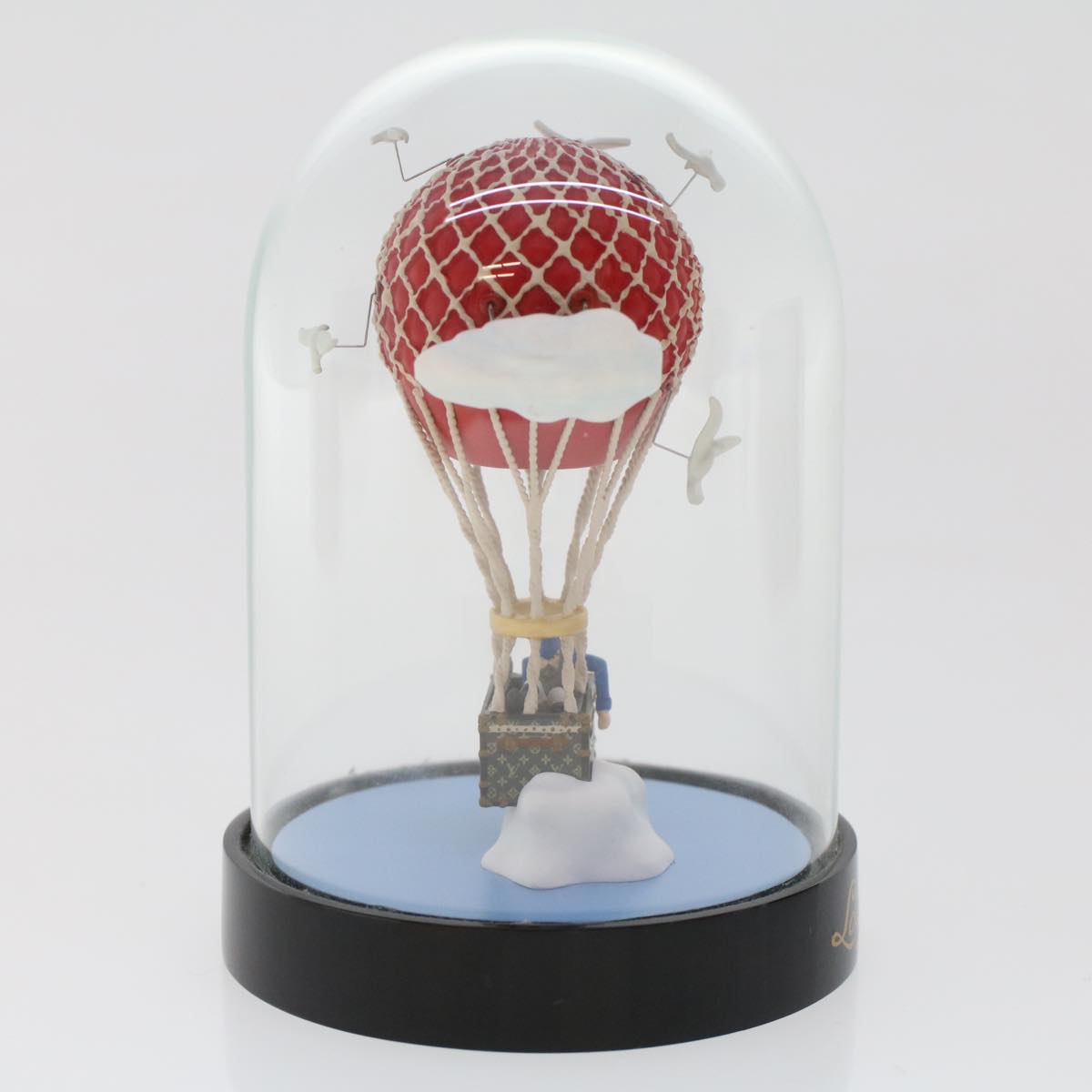 LOUIS VUITTON Snow Globe Balloon VIP Only Clear Red LV Auth ar9928