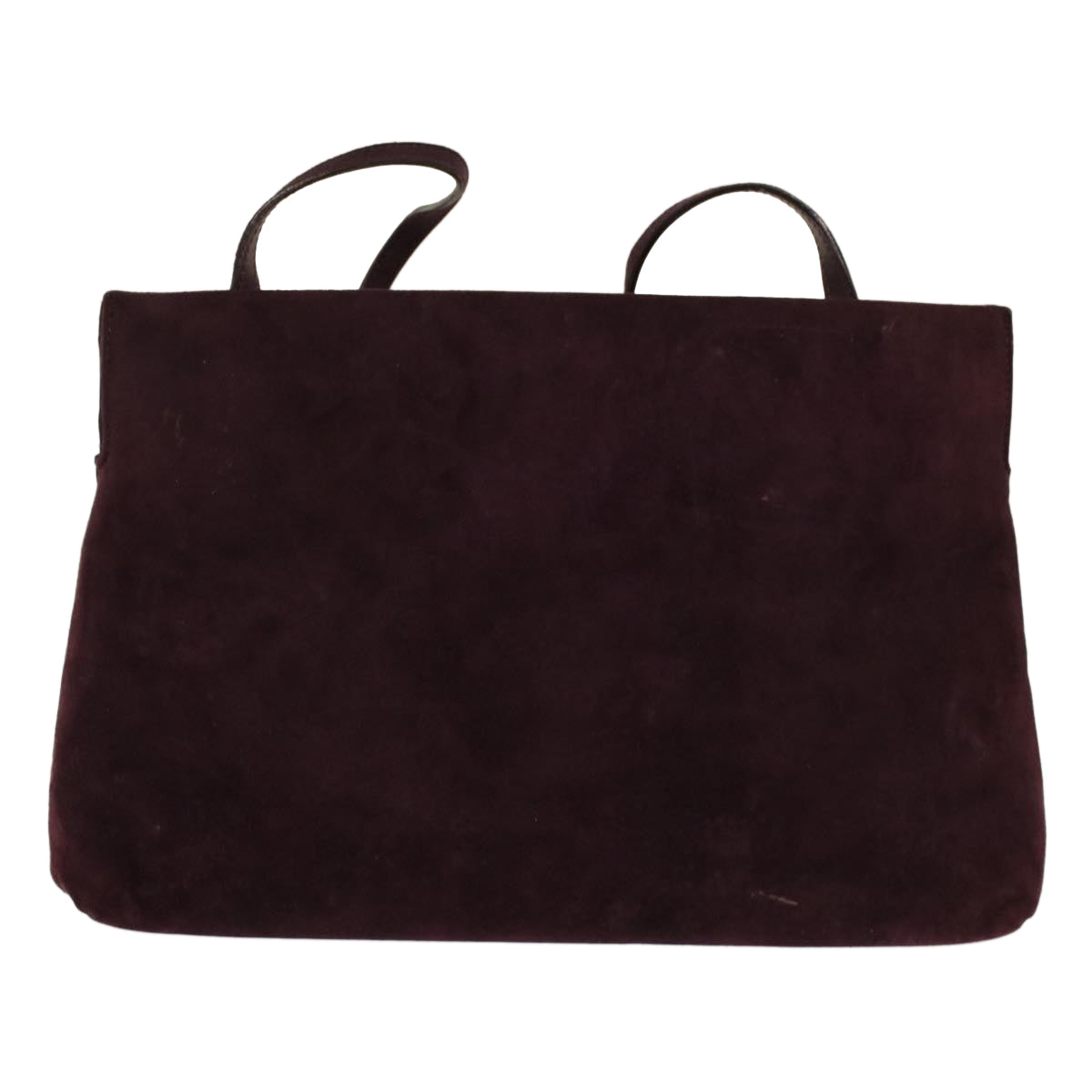 Salvatore Ferragamo Shoulder Bag Suede Purple Auth ar9931 - 0