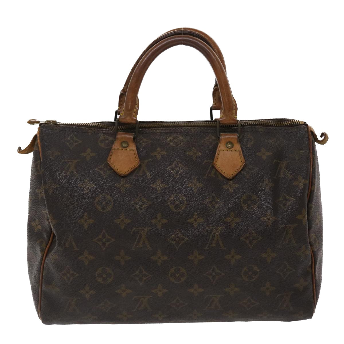 LOUIS VUITTON Monogram Speedy 30 Hand Bag M41526 LV Auth ar9962