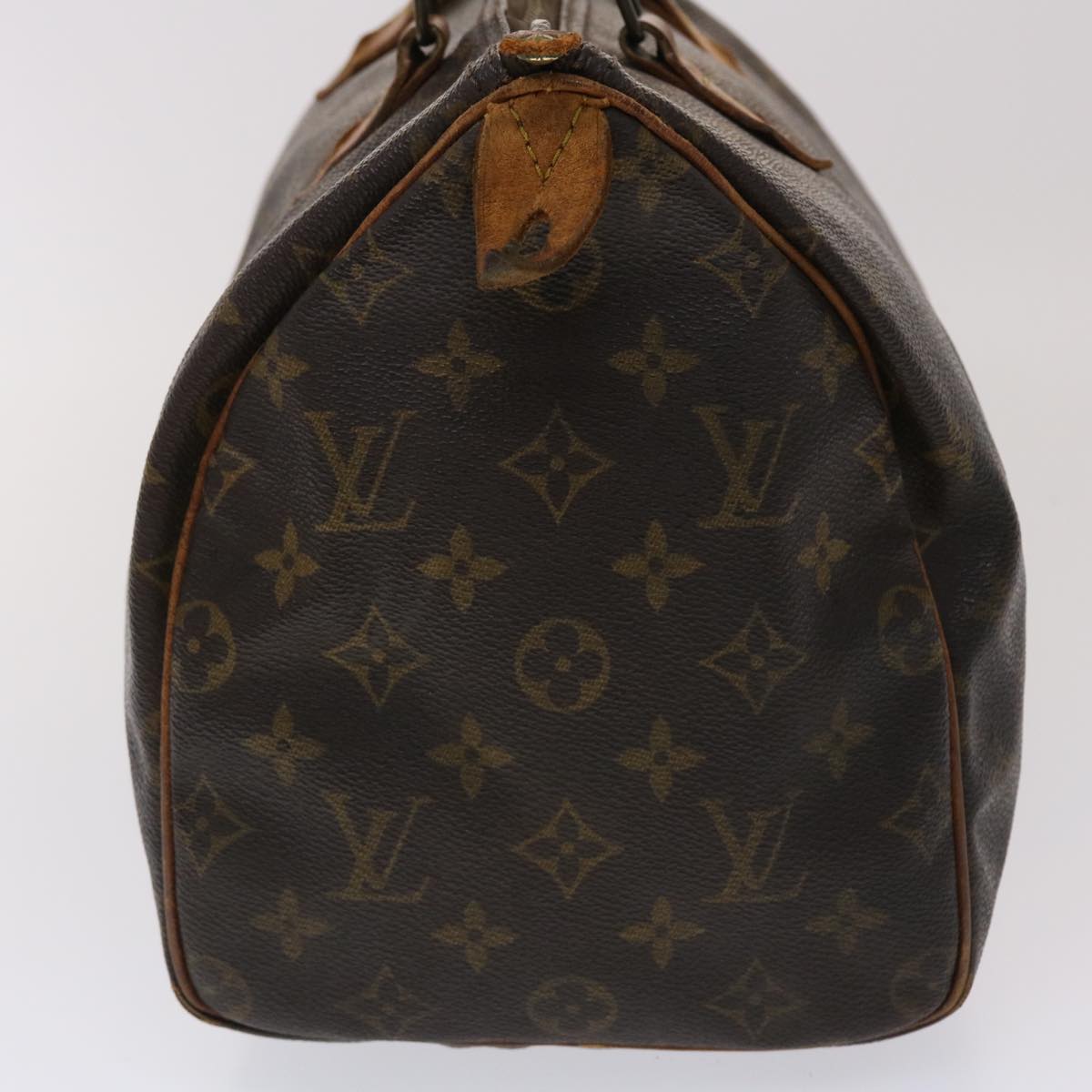 LOUIS VUITTON Monogram Speedy 30 Hand Bag M41526 LV Auth ar9962