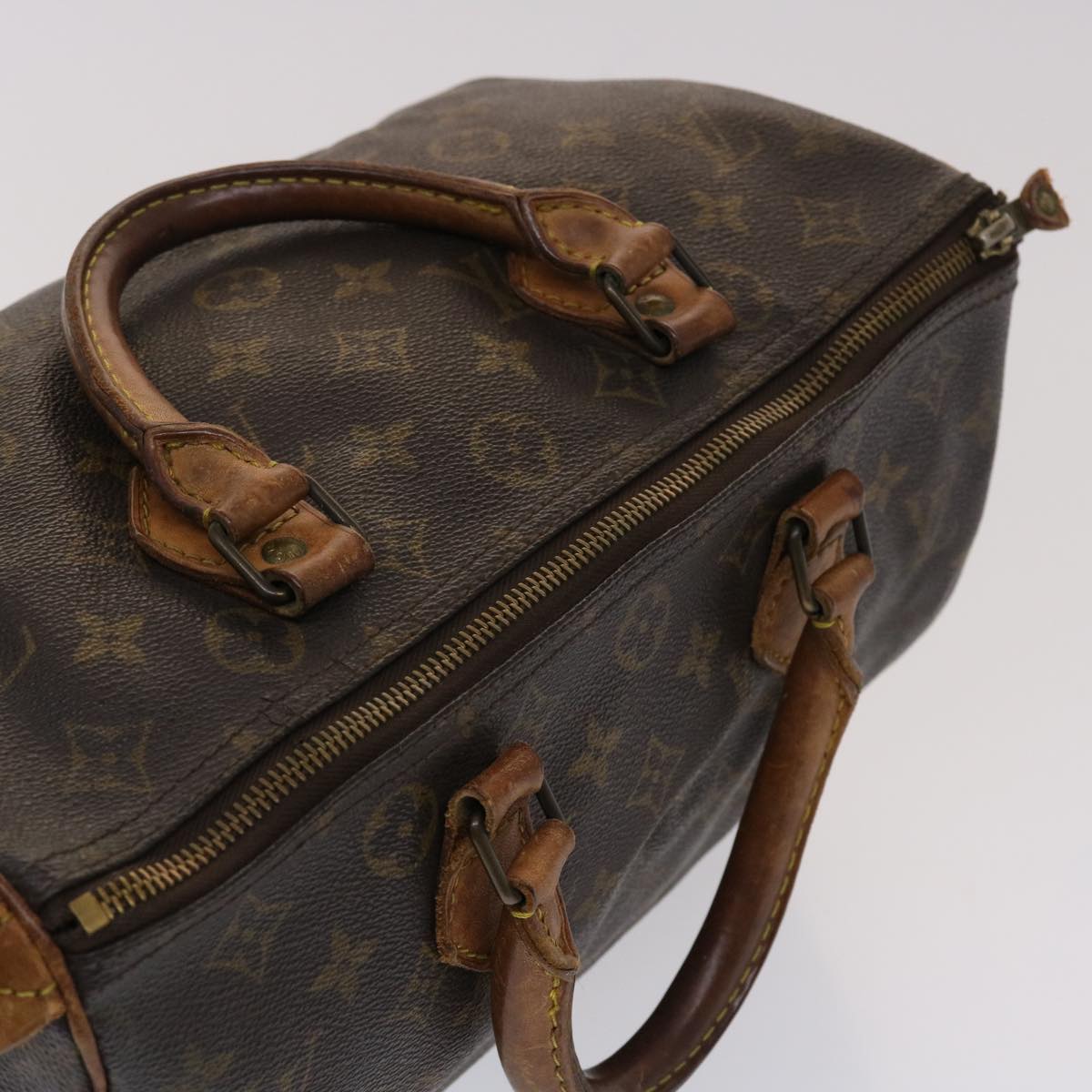 LOUIS VUITTON Monogram Speedy 30 Hand Bag M41526 LV Auth ar9962