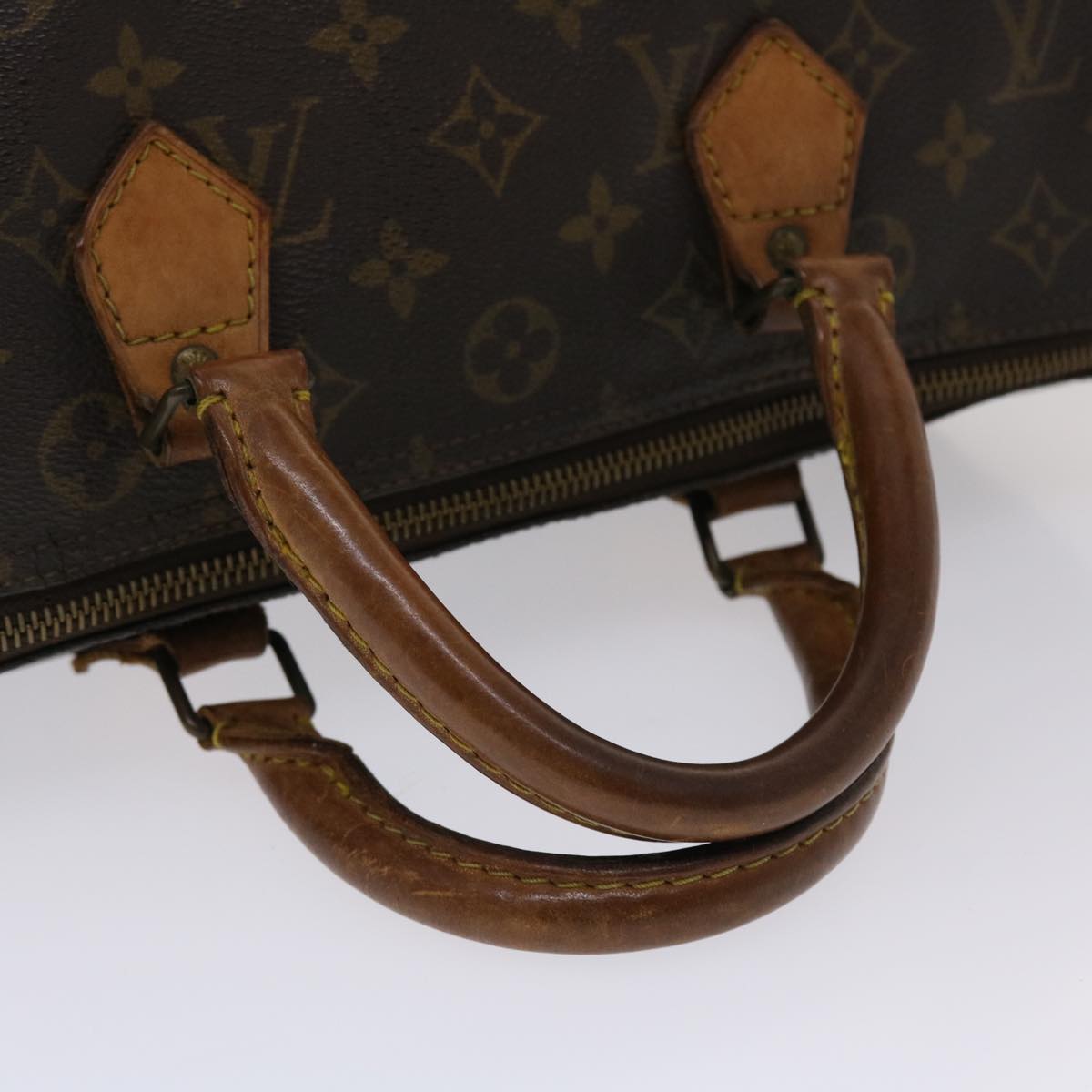 LOUIS VUITTON Monogram Speedy 30 Hand Bag M41526 LV Auth ar9962