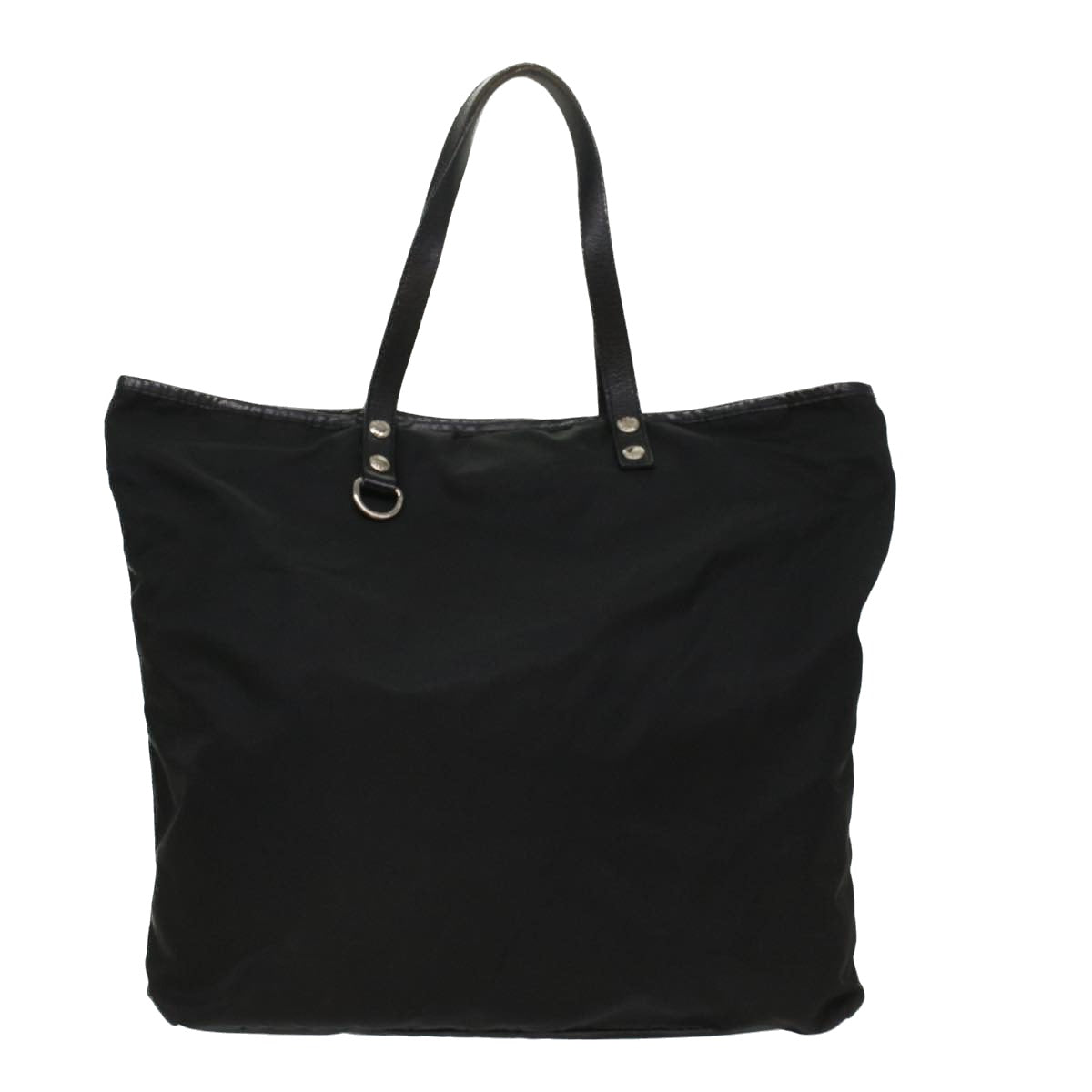 PRADA Tote Bag Nylon Black Auth ar9980 - 0