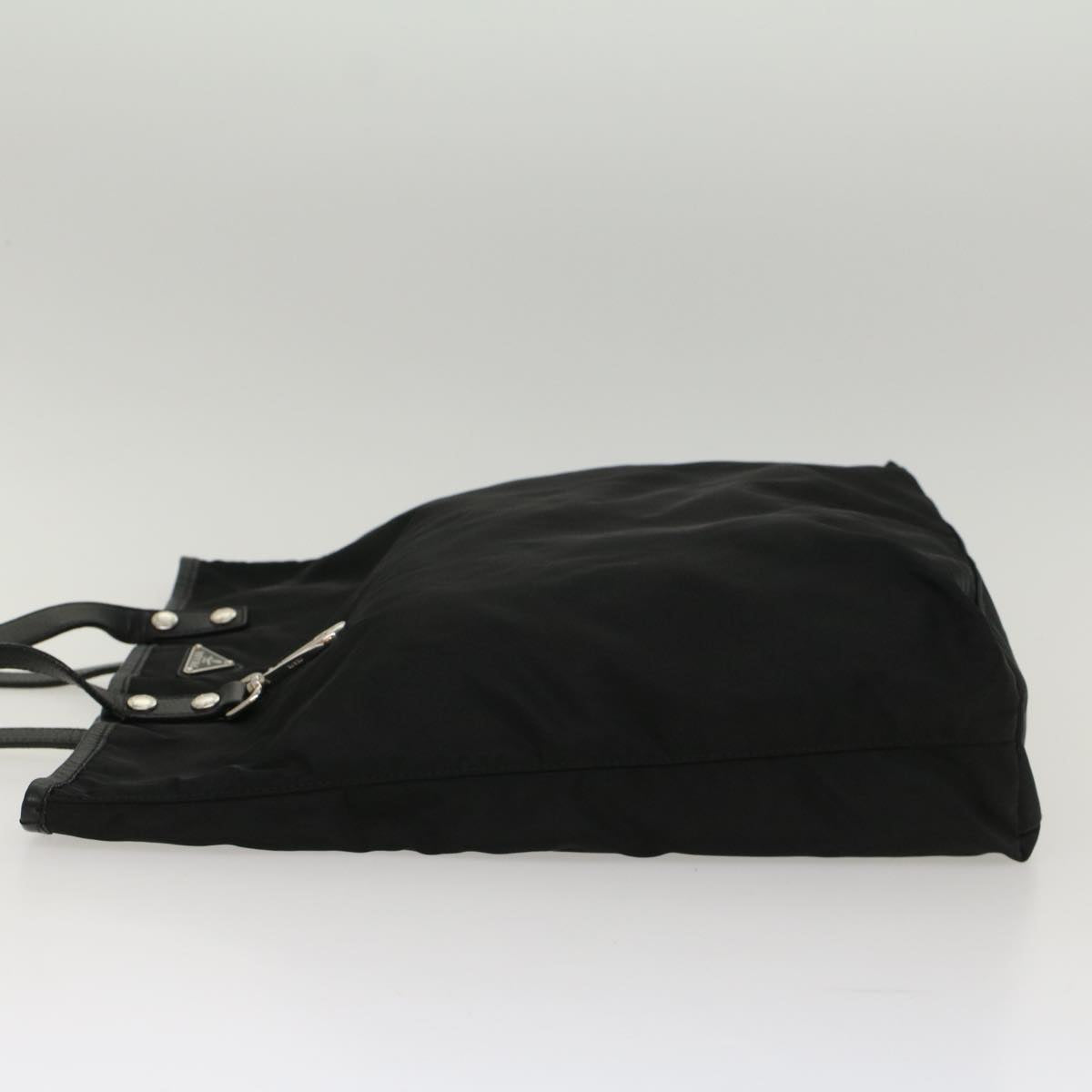 PRADA Tote Bag Nylon Black Auth ar9980