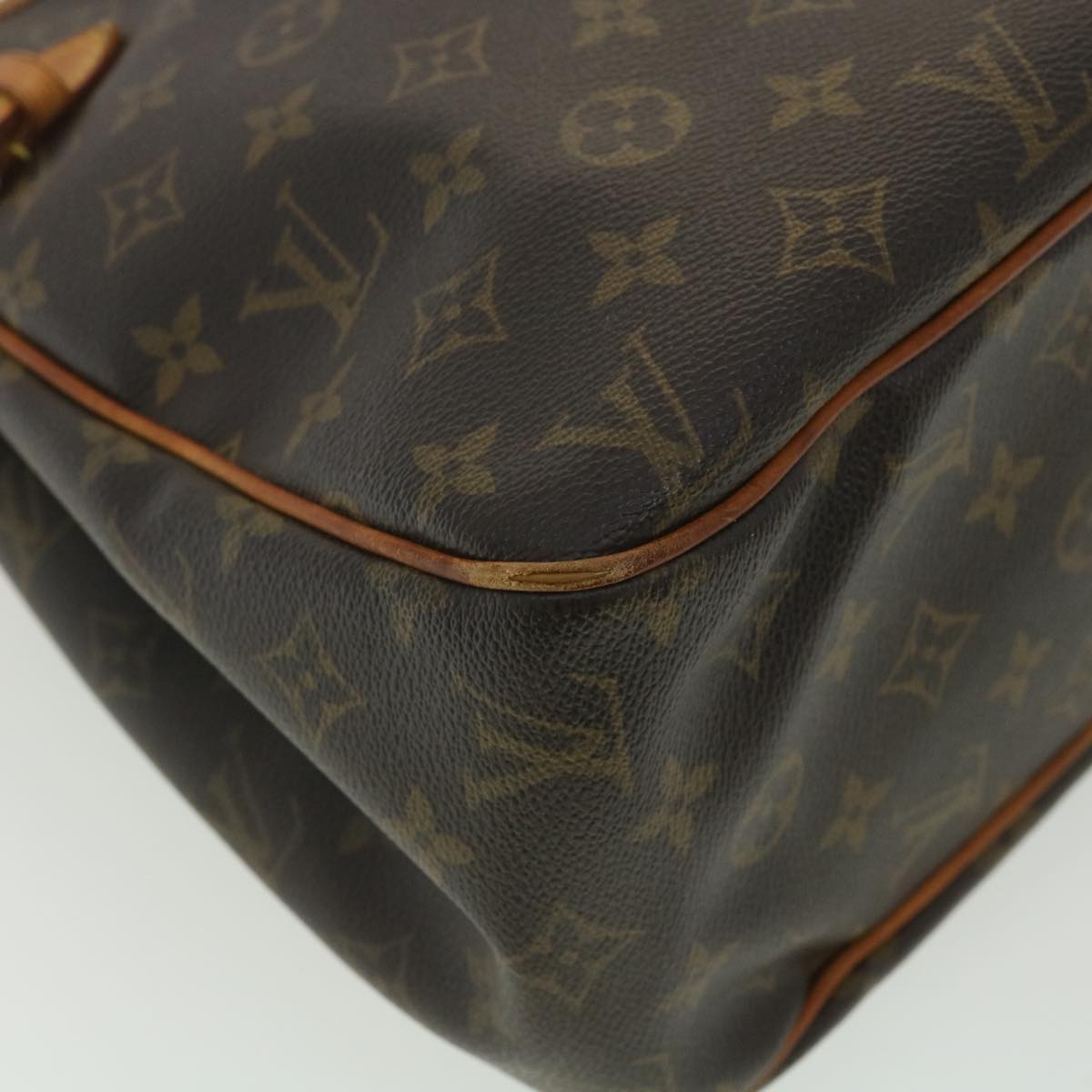 LOUIS VUITTON Monogram Batignolles Horizontal Tote Bag M51154 LV Auth B091