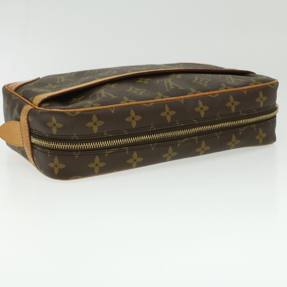 LOUIS VUITTON Monogram Compiegne 28 Clutch Bag M51845 LV Auth B092