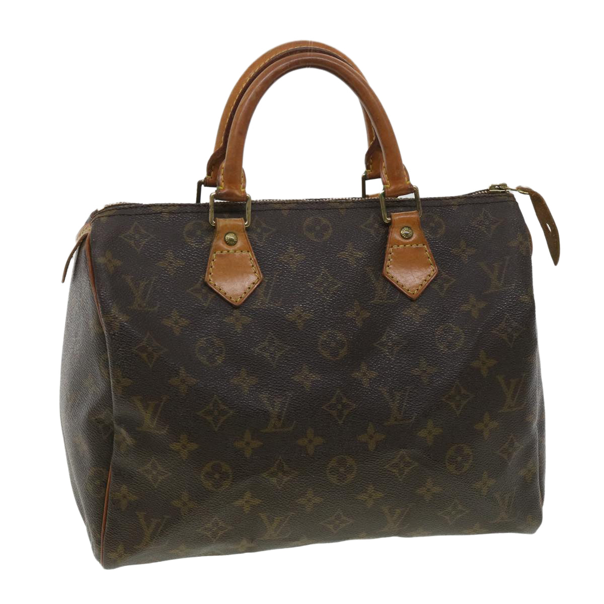 LOUIS VUITTON Monogram Speedy 30 Hand Bag M41526 LV Auth B141