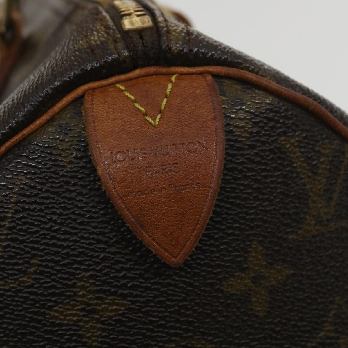 LOUIS VUITTON Monogram Speedy 30 Hand Bag M41526 LV Auth B141