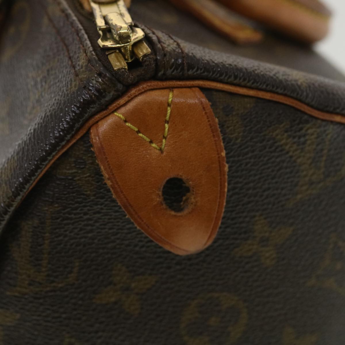 LOUIS VUITTON Monogram Speedy 30 Hand Bag M41526 LV Auth B141