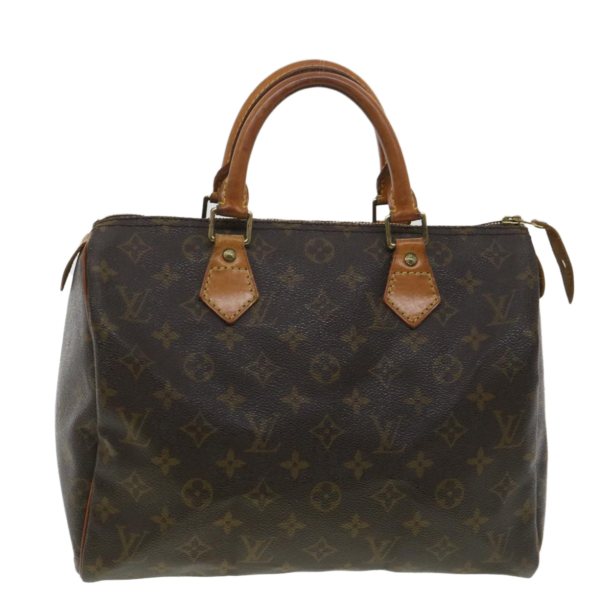 LOUIS VUITTON Monogram Speedy 30 Hand Bag M41526 LV Auth B141