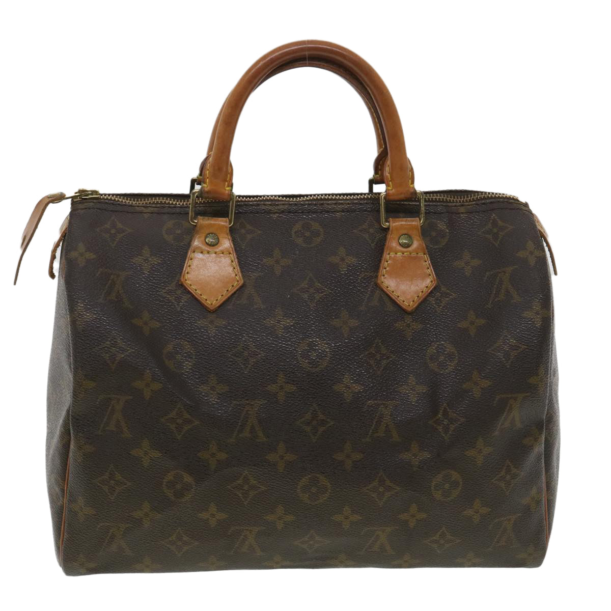 LOUIS VUITTON Monogram Speedy 30 Hand Bag M41526 LV Auth B141