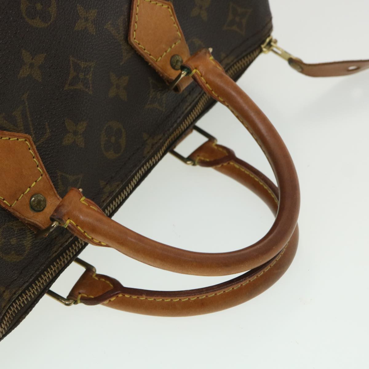 LOUIS VUITTON Monogram Speedy 30 Hand Bag M41526 LV Auth B141