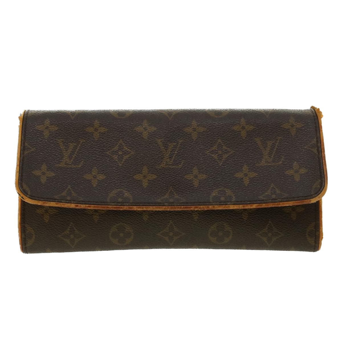 LOUIS VUITTON Monogram Pochette Twin GM Shoulder Bag M51852 LV Auth B161