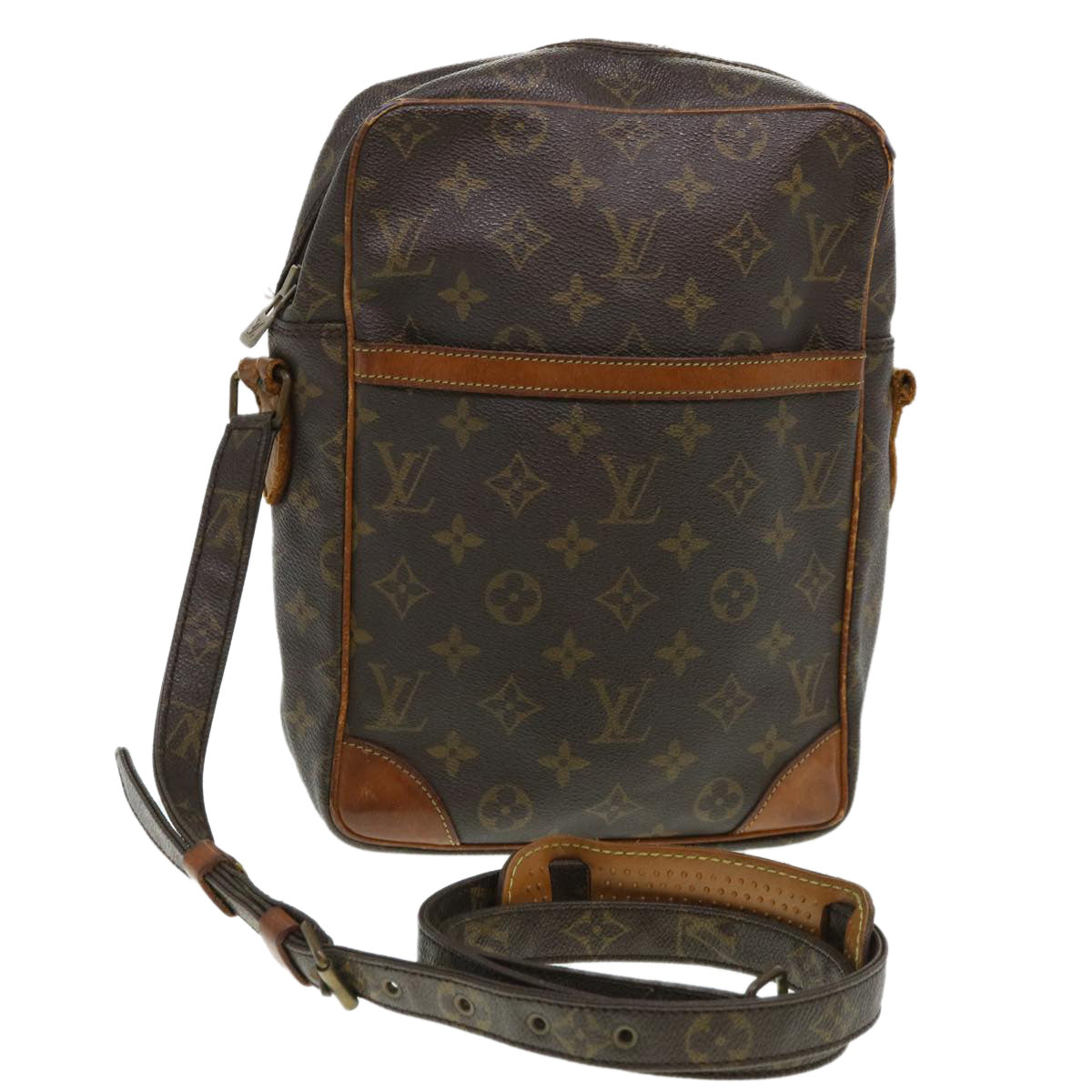 LOUIS VUITTON Monogram Danube MM Shoulder Bag M45264 LV Auth B167