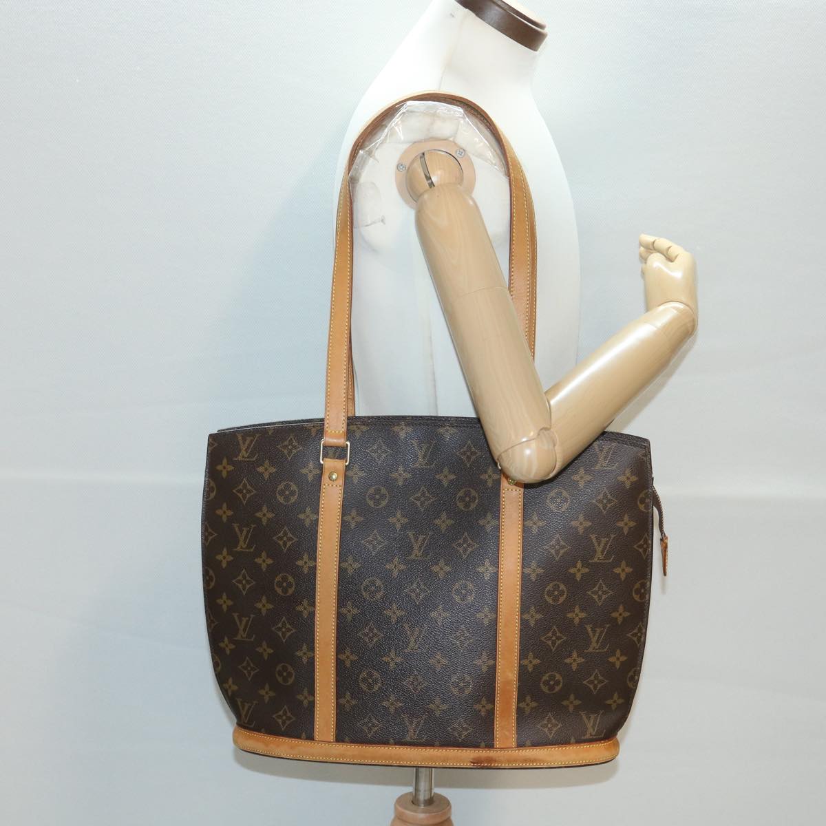 LOUIS VUITTON Monogram Babylone Tote Bag M51102 LV Auth B169