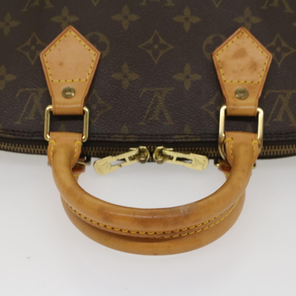 LOUIS VUITTON Monogram Alma Hand Bag M51130 LV Auth B208