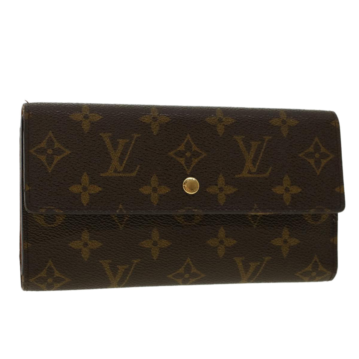 LOUIS VUITTON Monogram Portefeuille Sarah Long Wallet M60531 LV Auth B225