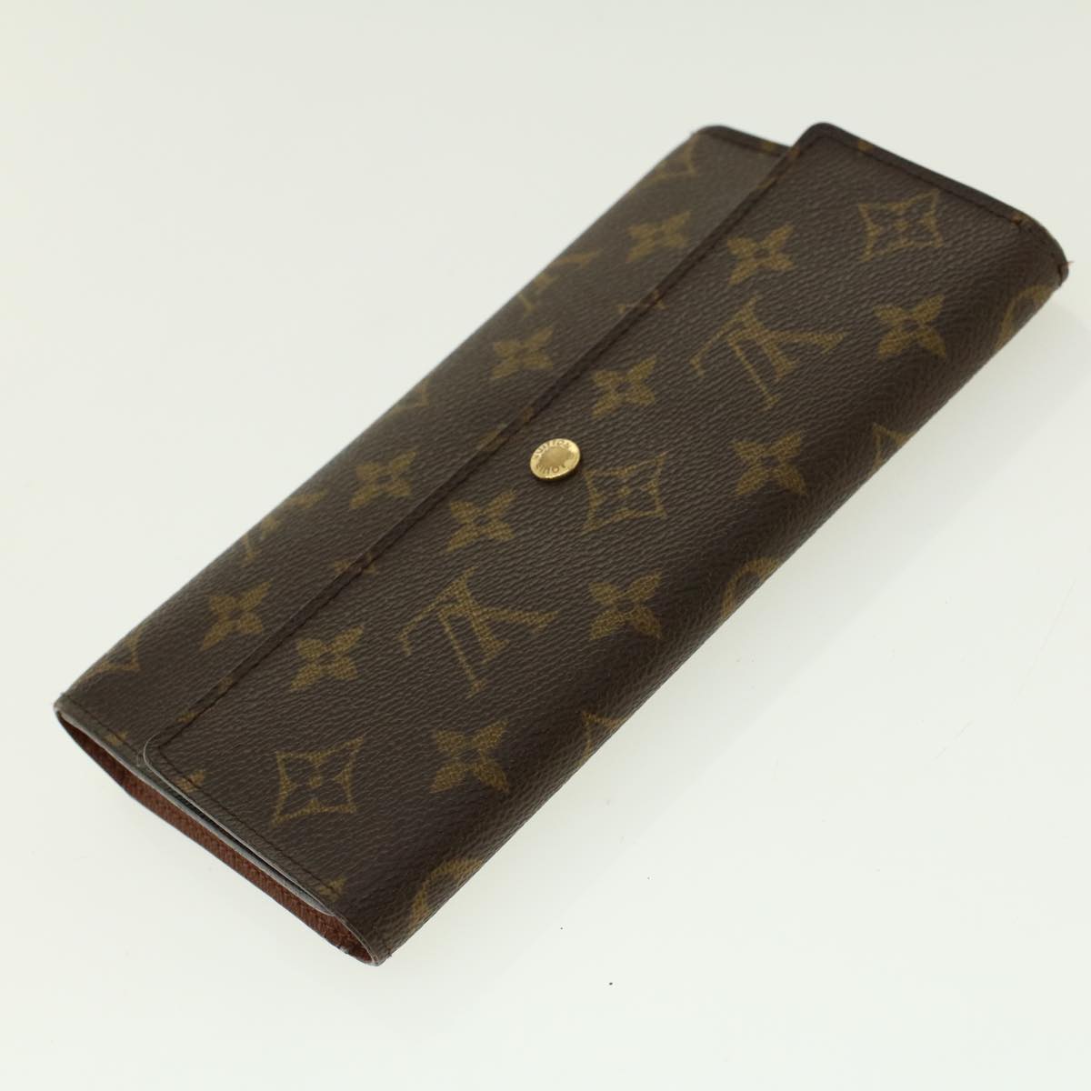 LOUIS VUITTON Monogram Portefeuille Sarah Long Wallet M60531 LV Auth B225