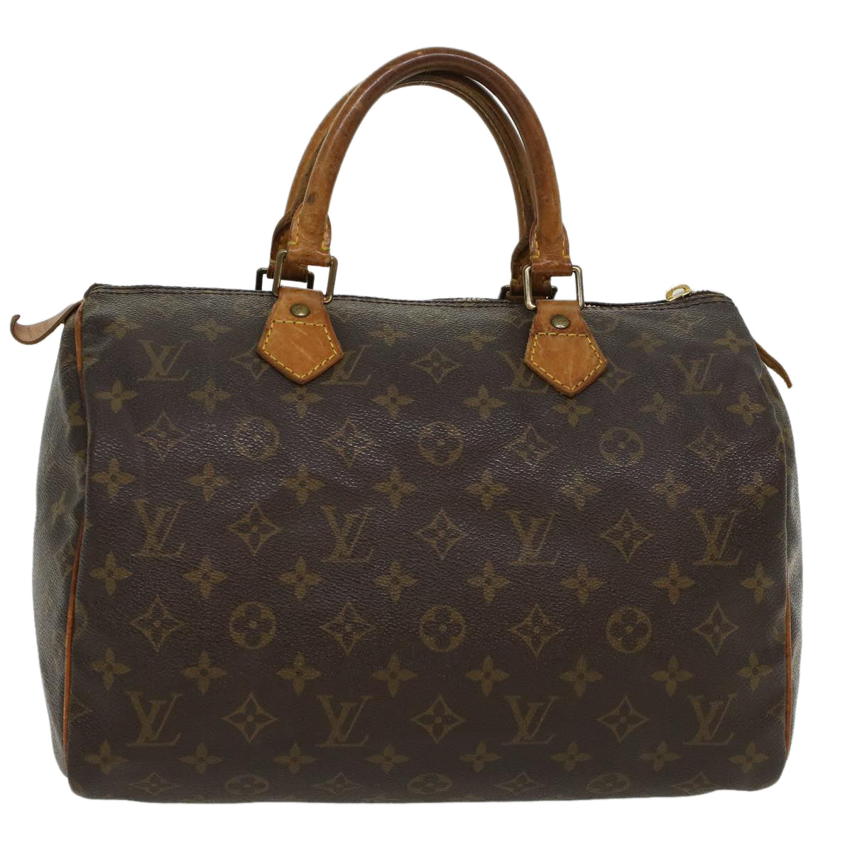 LOUIS VUITTON Monogram Speedy 30 Hand Bag M41526 LV Auth B237