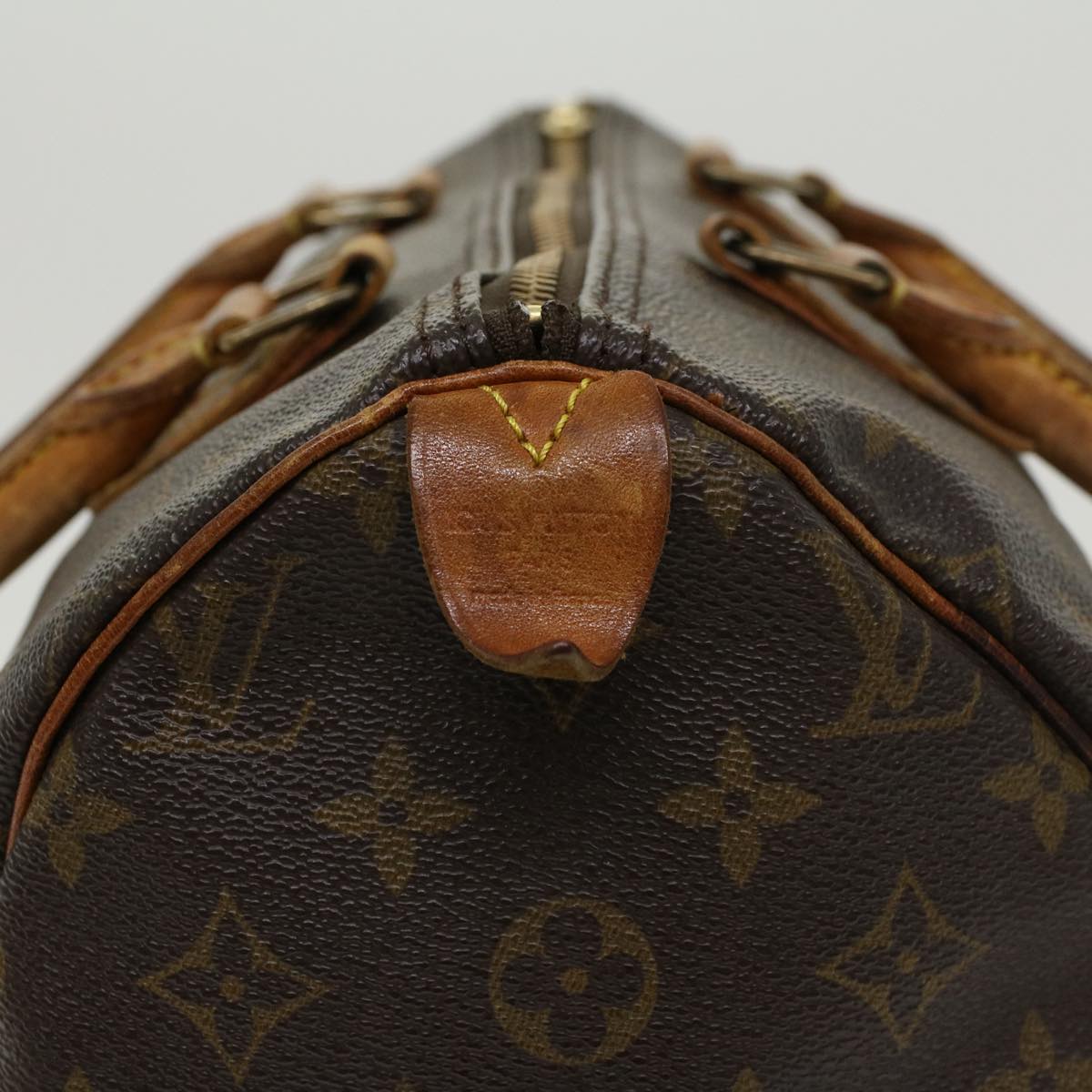 LOUIS VUITTON Monogram Speedy 30 Hand Bag M41526 LV Auth B237