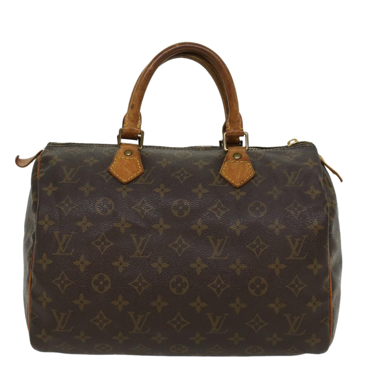 LOUIS VUITTON Monogram Speedy 30 Hand Bag M41526 LV Auth B237