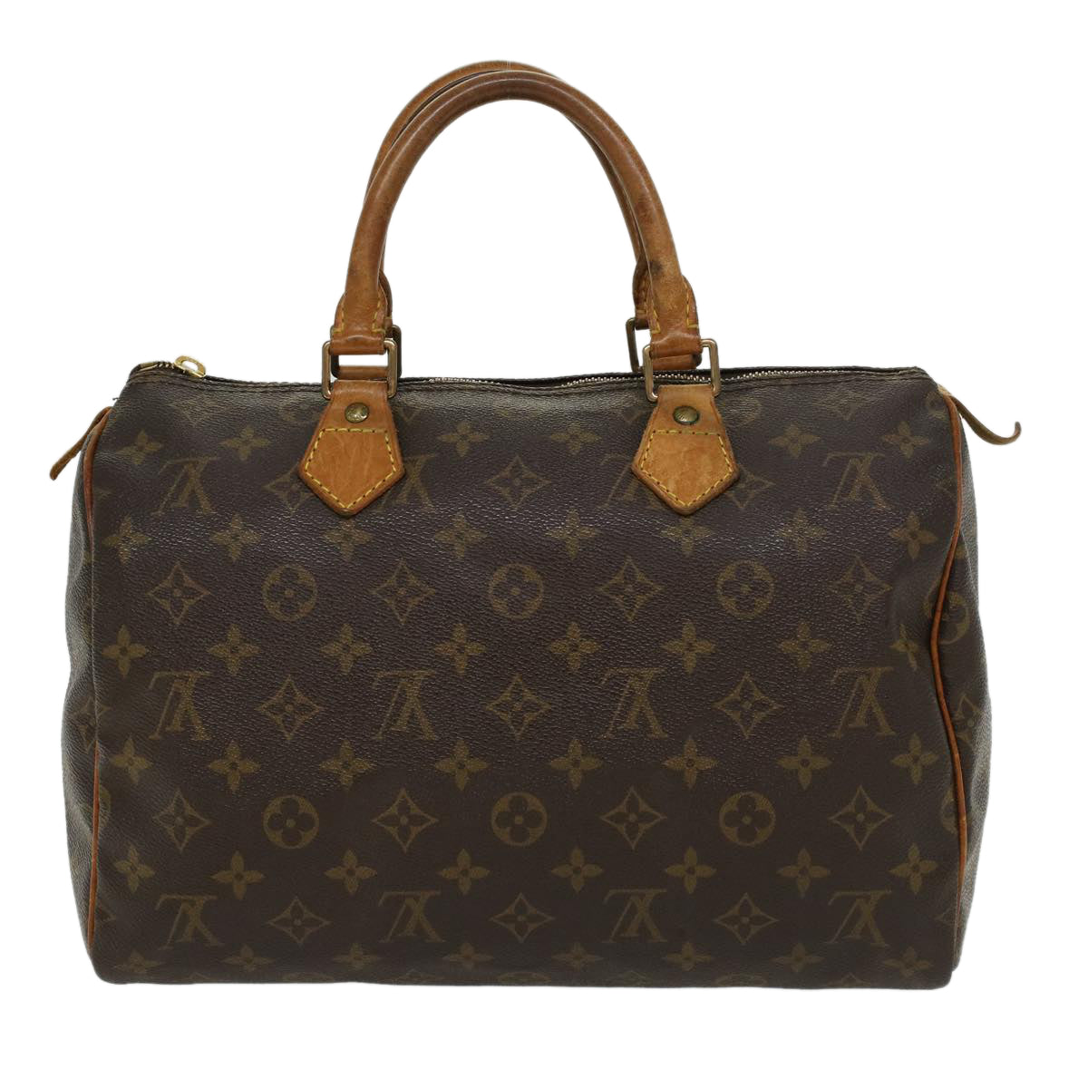 LOUIS VUITTON Monogram Speedy 30 Hand Bag M41526 LV Auth B237 - 0