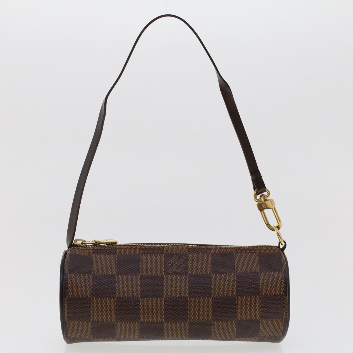 LOUIS VUITTON Damier Ebene Papillon 30 Hand Bag N51303 LV Auth B289