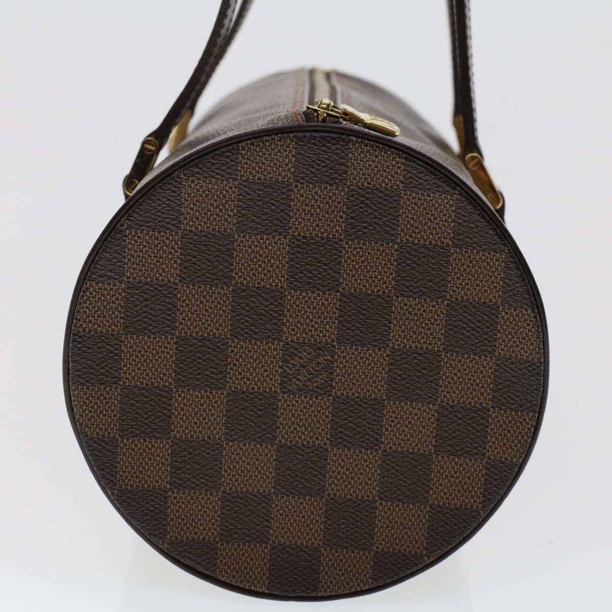 LOUIS VUITTON Damier Ebene Papillon 30 Hand Bag N51303 LV Auth B289