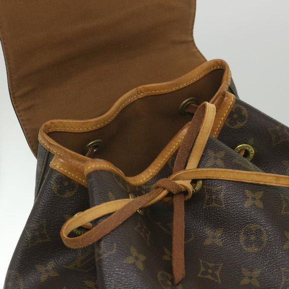 LOUIS VUITTON Monogram Montsouris GM Backpack M51135 LV Auth bh132