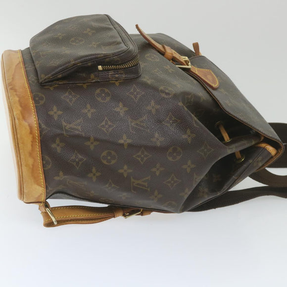 LOUIS VUITTON Monogram Montsouris GM Backpack M51135 LV Auth bh132